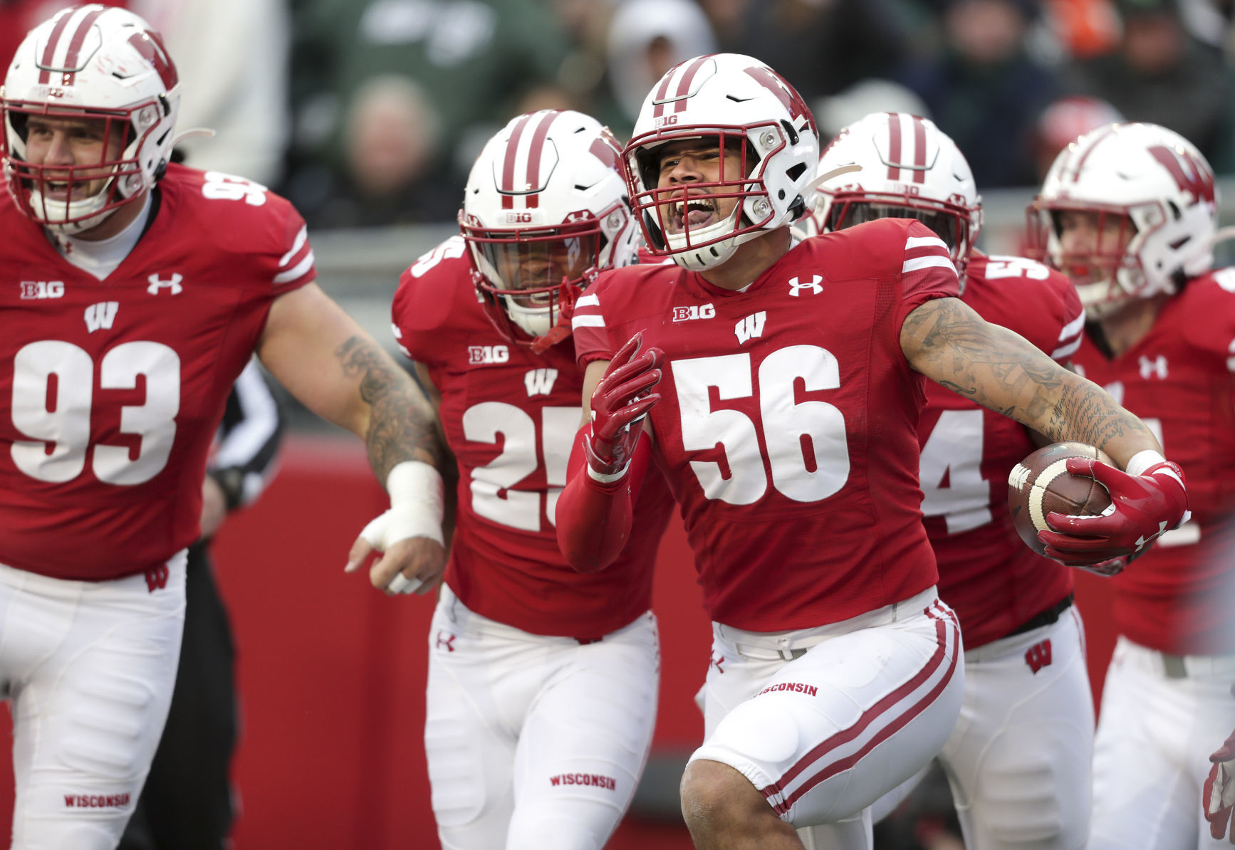 Badgers 38, Spartans 0
